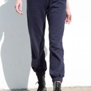 Brandy Melville Navy blue Rosa sweatpants